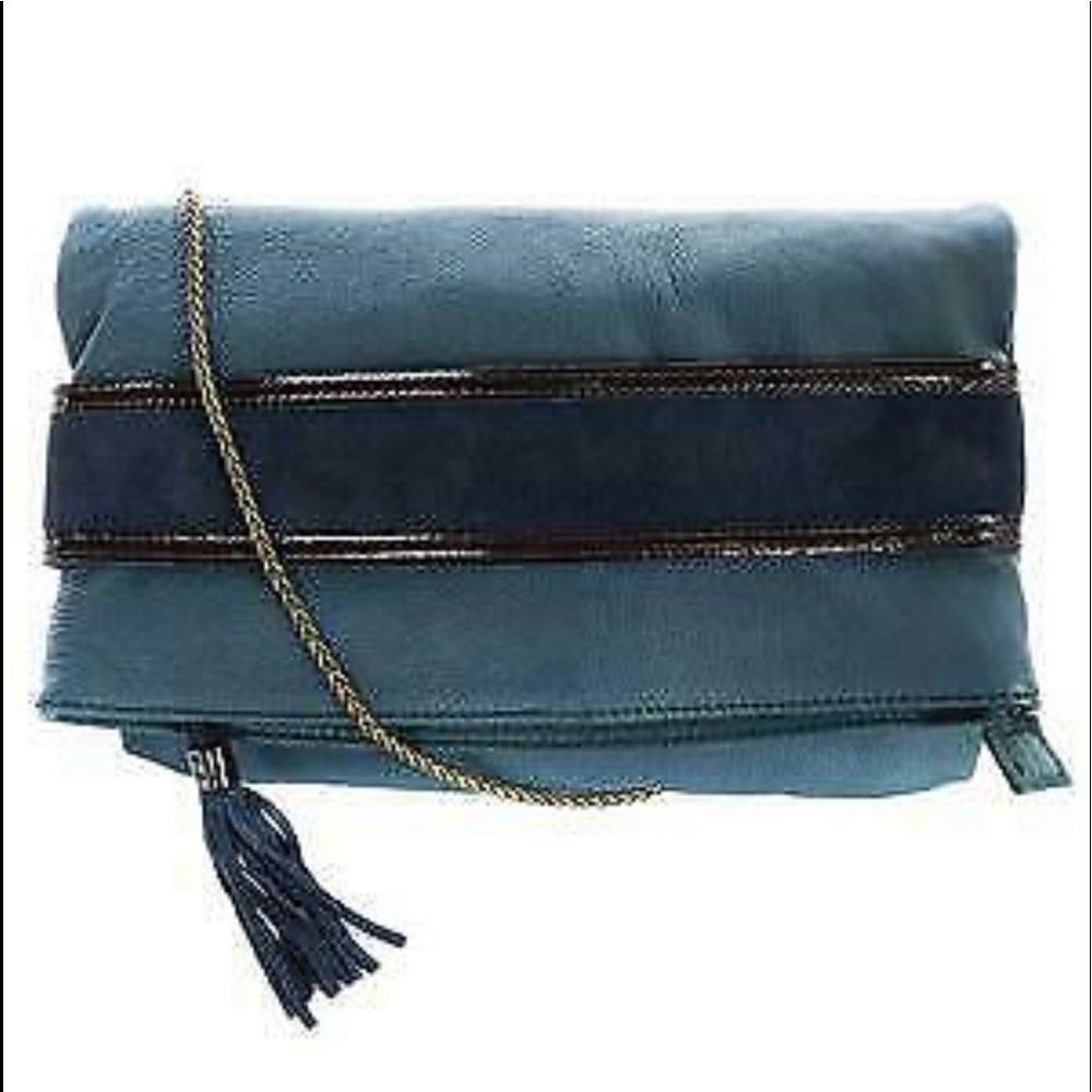 ⭐️COMPTOIR DES COTONNIERS⭐️VINTAGE LEATHER CONVERTIBLE 2 WAY CLUTCH/SHOULDER BAG